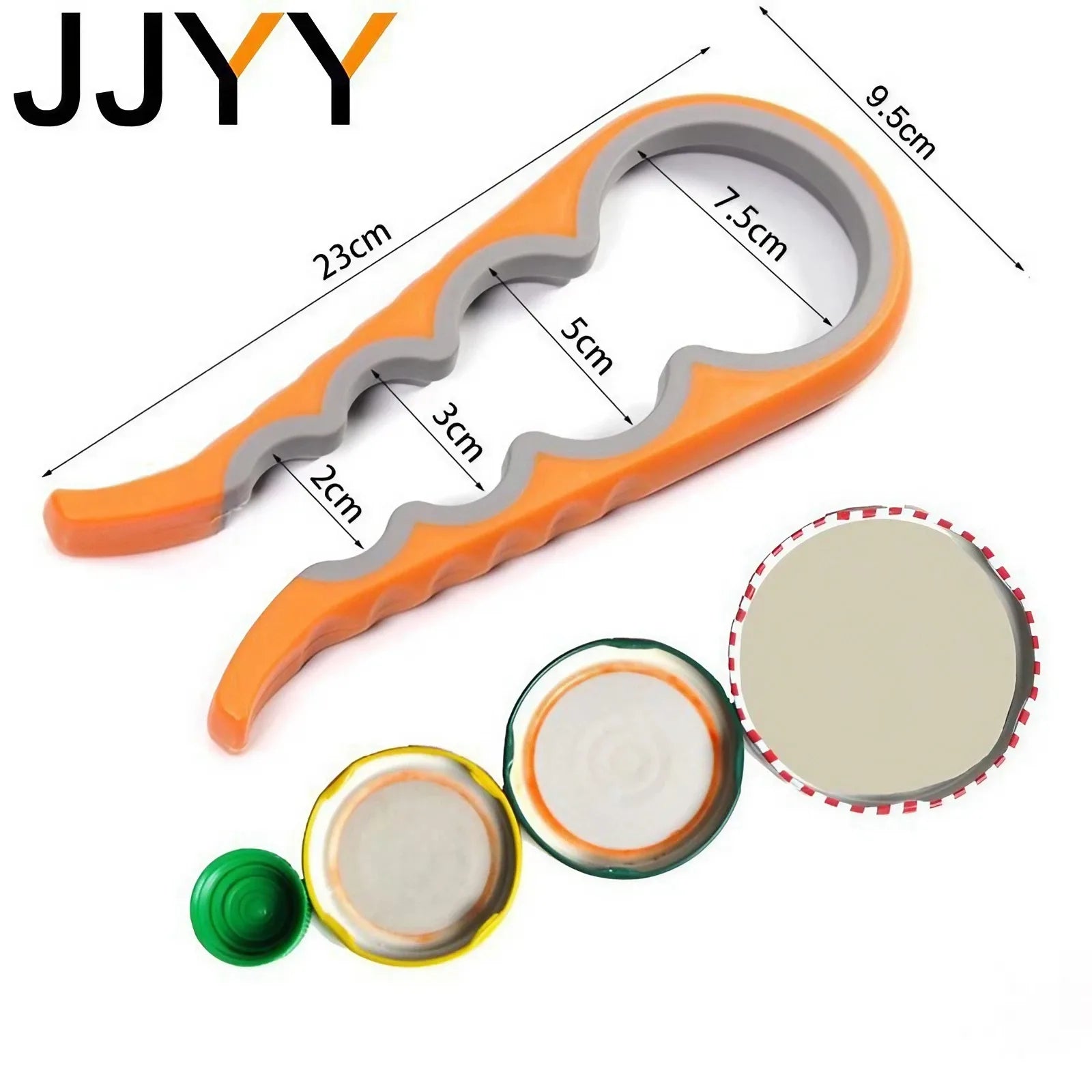 JJYY Multi-functional Home Kitchen Can Opener Non-slip Twist Bottle Opener Lid Opening Tool Kitchen Supplies
